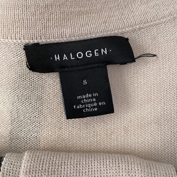 Halogen Light Tan Cardigan Sweater - Picture 2 of 5